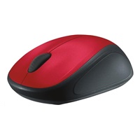 Logitech Wireless Mouse M235, red