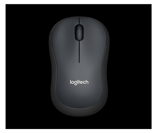 Logitech Wireless Mouse M220 Silent, black