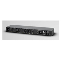 CyberPower Rack PDU, Switched & Metered, 1U, 16A, (8)C13, IEC-320 C20