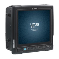 Zebra VC80 vozíkový terminál 10" STD OUT RES., APQ 8056 CPU, 4GB/32GB MMC (PSLC), ANDROID N AOSP,  USB, RS232, BT