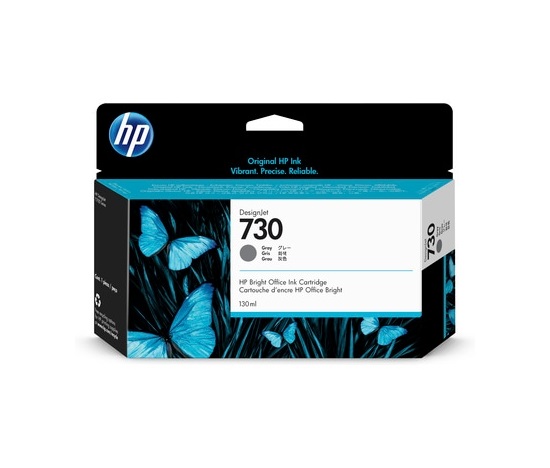 HP 730 130-ml Gray Ink Cartridge