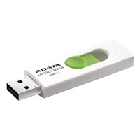 ADATA Flash Disk 128GB UV320, USB 3.1 Dash Drive, bílá/zelená