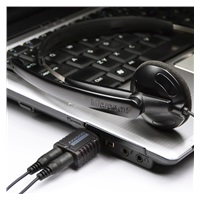 AXAGON ADA-17, USB 2.0 - zewnętrzna karta dźwiękowa HQ MINI, 96kHz/24-bit stereo, wejście USB-A