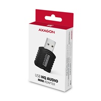AXAGON ADA-17, USB 2.0 - zewnętrzna karta dźwiękowa HQ MINI, 96kHz/24-bit stereo, wejście USB-A