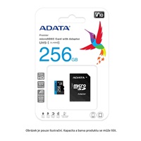 ADATA MicroSDXC karta 128GB Premier UHS-I Class 10 + adaptér