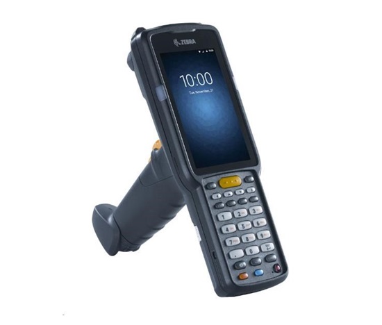 Zebra Terminál MC3300 WLAN, GUN, 2D, 47 KEY, 2X, GMS, 4/32GB, SNSR, NFC, ROW, Android