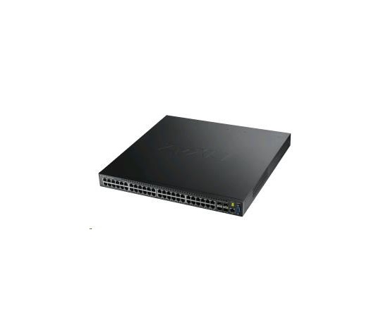 Zyxel XGS4600-32 L3 Managed Switch, 28x gigabit RJ45, 4x 10G SFP+, stackable, dual PSU