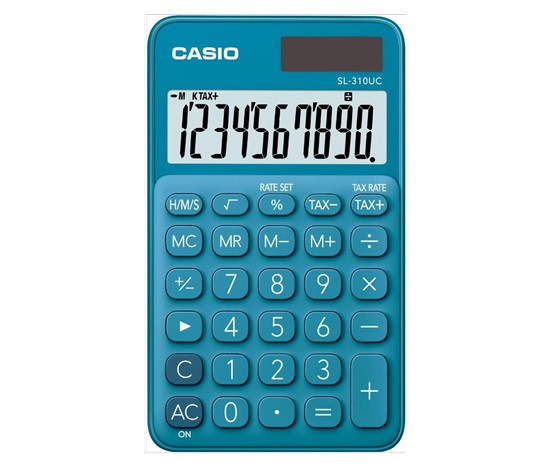 CASIO kalkulačka SL 310UC BU, Kapesní kalkulátor
