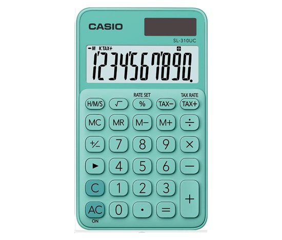 CASIO kalkulačka SL 310UC GN, Kapesní kalkulátor