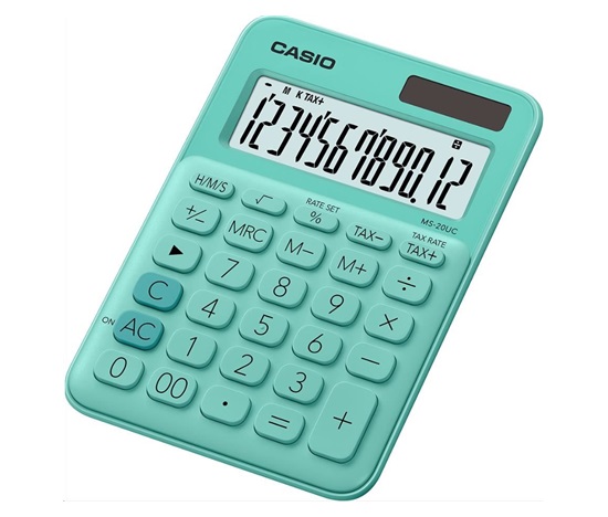 CASIO kalkulačka MS 20UC GN, Stolní kalkulátor