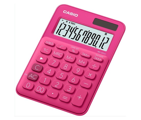 CASIO kalkulačka MS 20UC RD, Stolní kalkulátor