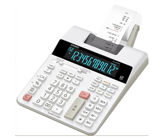 CASIO kalkulačka FR 2650 RC, Tiskový klakulátor