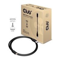 Club3D Kabel USB 3.1 typ C na USB 3.1 typ A, 10Gbps Power Delivery 60W (M/M), 1m