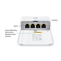 UBNT NanoSwitch [4x Gigabit, pasiv PoE passthrough]