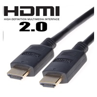 PremiumCord HDMI 2.0 High Speed + Ethernet kabel, zlacené konektory, 3m