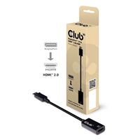 Club3D DISPLAY PORT 1.4 MALE TO HDMI 2.0a FEMALE 4K 60HZ UHD/ 3D ACTIVE ADAPTER - HDR SUPPORT