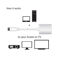 Club3D DISPLAY PORT 1.1A MALE TO VGA FEMALE ACTIVE ADAPTER