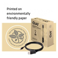 Club3D Adaptér mini DisplayPort 1.4 na DisplayPort 1.4, HBR3 8K60Hz/4K120Hz (M/M), 2m