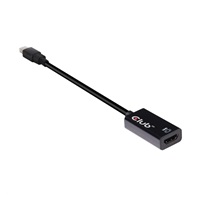 Club3D MINI DISPLAY PORT 1.4 MALE TO HDMI 2.0a FEMALE 4K 60HZ UHD/ 3D ACTIVE ADAPTER - HDR SUPPORT