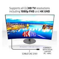 Club3D Kabel mini DisplayPort 1.2 4K60Hz UHD HBR2 (M/M), 2m
