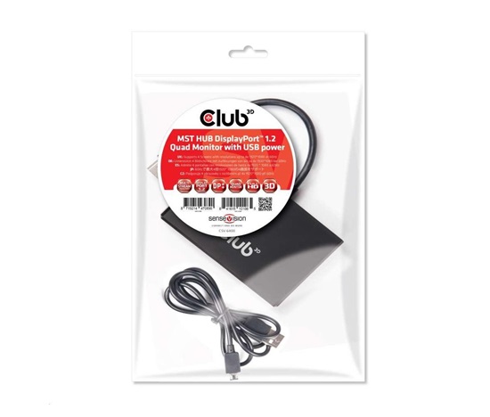 Club3D MST HUB 1X DP TO 4X DP