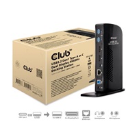 Club3D USB 3.0 DUAL DISPLAY 4K60HZ dokovací stanice