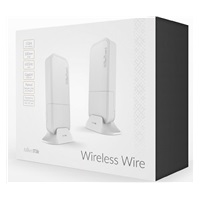 MikroTik Wireless Wire (RBwAPG-60ad kit), 1Gbps full-duplex, 802.11ad, 60GHz, již spárováno=bez nutnosti konfigurace