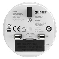 SKROSS cestovní adaptér UK pro použití ve Velké Británii, typ G