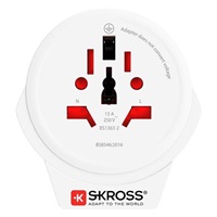 SKROSS cestovní adaptér Europe USB pro cizince v ČR, USB-A, 12W, typ E/F