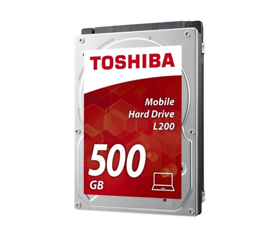 TOSHIBA HDD L200 Mobile (CMR) 500GB, SATA III, 5400 rpm, 8MB cache, 2,5", 9,5mm, BULK
