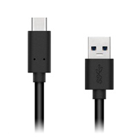 CONNECT IT Wirez USB-C (Type C) -> USB-A, USB 3.1 Gen 1, černý, 0,5 m