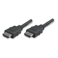 MANHATTAN kabel HDMI s Ethernetem, HEC, ARC, 3D, 4K, stíněný, 15m, Black