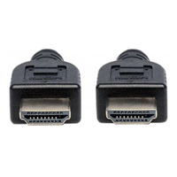 MANHATTAN kabel In-wall CL3 High Speed HDMI s Ethernetem, HEC, ARC, 3D, 4K, stíněný, 1m, Black
