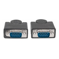 MANHATTAN kabel SVGA k monitoru, HD15 Male / HD15 Male, 1.8m, Black
