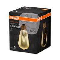 OSRAM Vintage 1906 LED CL Edison Filament GOLD 7W 825 E27 725lm 2500K (CRI 80) 15000h A+ DIM (Krabička 1ks)