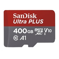 SanDisk MicroSDXC karta 400GB Ultra (100 MB/s, A1 Class 10 UHS-I, Android) + adaptér