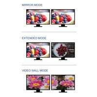 PREMIUMCORD Adaptér DisplayPort - 2x DisplayPort, rozšíření + zrcadlení obrazu, 4K*2K@30Hz