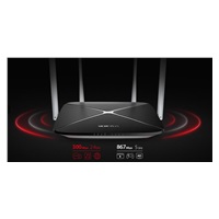 MERCUSYS AC12 WiFi5 router (AC1200, 2,4GHz/5GHz, 3x100Mb/s LAN, 1x100Mb/s WAN)