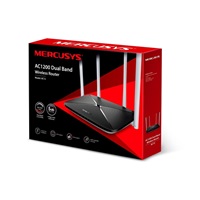 MERCUSYS AC12 WiFi5 router (AC1200, 2,4GHz/5GHz, 3x100Mb/s LAN, 1x100Mb/s WAN)