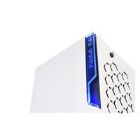 IN WIN skříň 101 White, Midi Tower, průhledný bok, bez zdroje