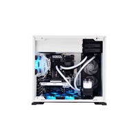 IN WIN skříň 101 White, Midi Tower, průhledný bok, bez zdroje