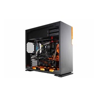 IN WIN skříň 101C Black, Midi Tower, průhledný bok, bez zdroje